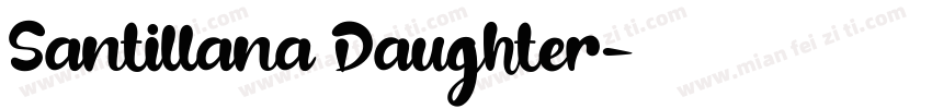Santillana Daughter字体转换